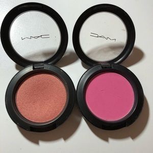 Blush and shimmer blush